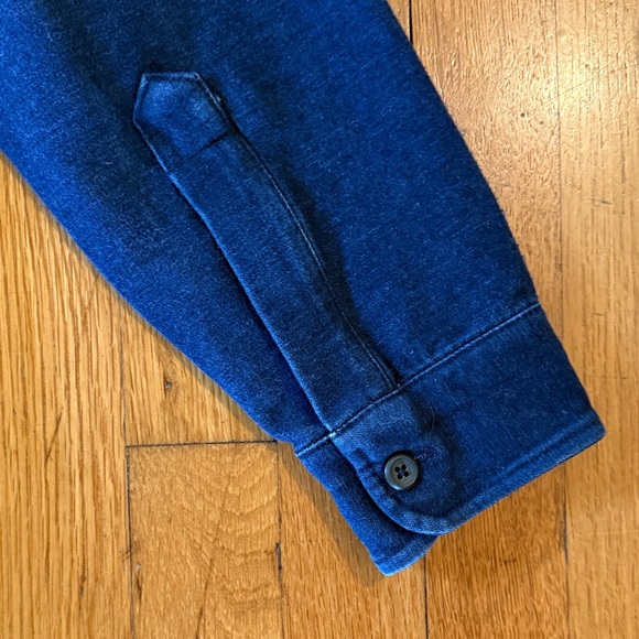 Wallace and Barnes Men's Indigo Blue Casual Button-Down Shirt Jacket - Picture 4 of 4